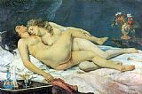 Gustave Courbet The Sleepers painting